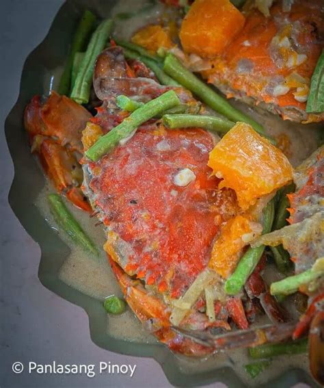 Delicious Recipe for Ginataang Alimasag with Sitaw at Kalabasa.